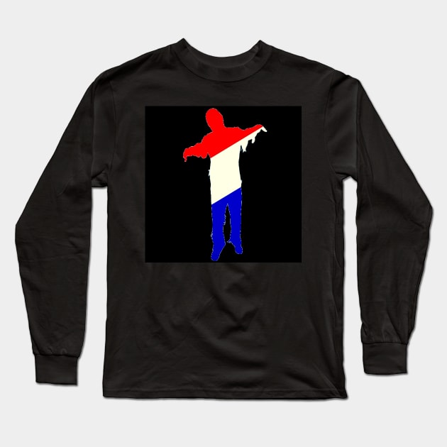 Patriot Zombie Long Sleeve T-Shirt by SoWhat